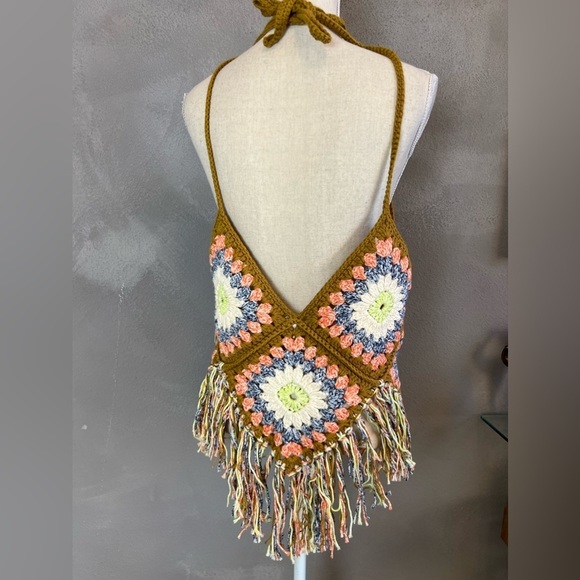 Free people Summer Of Love Cotton Crochet
Halter Top (oversized) - Picture 6 of 10